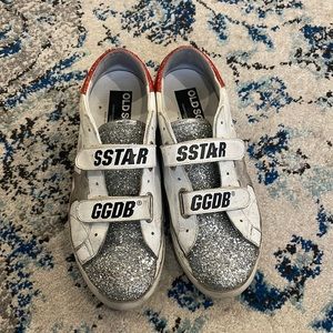 Golden Goose Superstar Old School Glitter Low-Top Sneakers